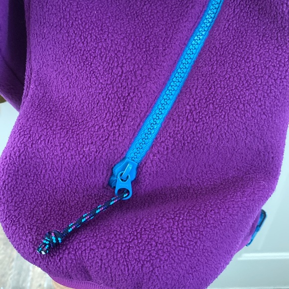 Vintage 90’s Columbia Aztec Purple Fleece Full Zip. Size Large - Picture 10 of 12